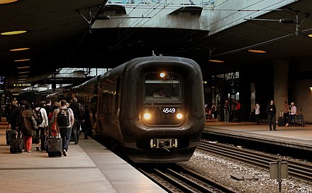 The Copenhagen Airport Station has separate platforms for trains going towards Copenhagen and towards Scania in Sweden, so make sure you access the right one.