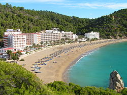 The Bay of Cala de Sant Vicent