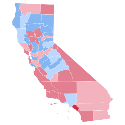 California Presidential Election Results 1976.svg