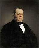 Portrait, Camillo Benso, Conte of Cavour (1864)