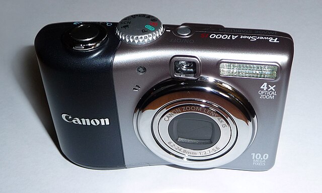 Gewoon leerplan roddel File:Canon PowerShot A1000 IS 2009 G1.jpg - Wikimedia Commons