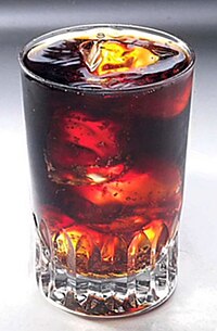 Beverages like colas account for three-quarters of the demand for caramel coloring. Caramel Color in cola.jpg