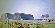 Cardington airship hangars in 1962