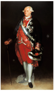 Miniatura para Carlos IV como coronel de la Guardia de Corps
