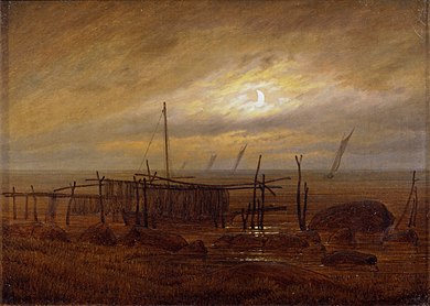 Caspar David Friedrich - Meeresküste im Mondlicht, 1818.jpg