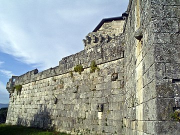 vista do muro exterior