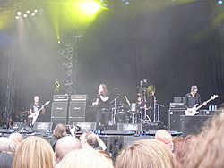 Cathedral performing live at the Wacken Open Air festival in 2009
