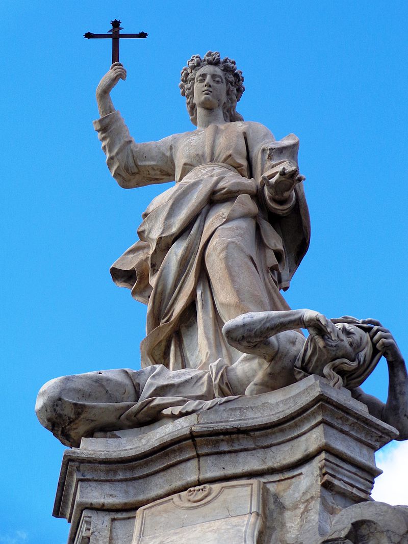 Santa Rosalia en la Catedral de Palermo