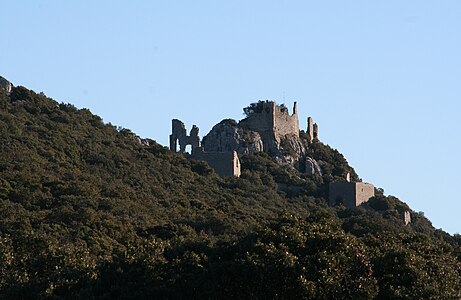 Face ouest du château.
