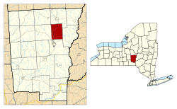 Chenango County NY North Norwich town highlighted.svg