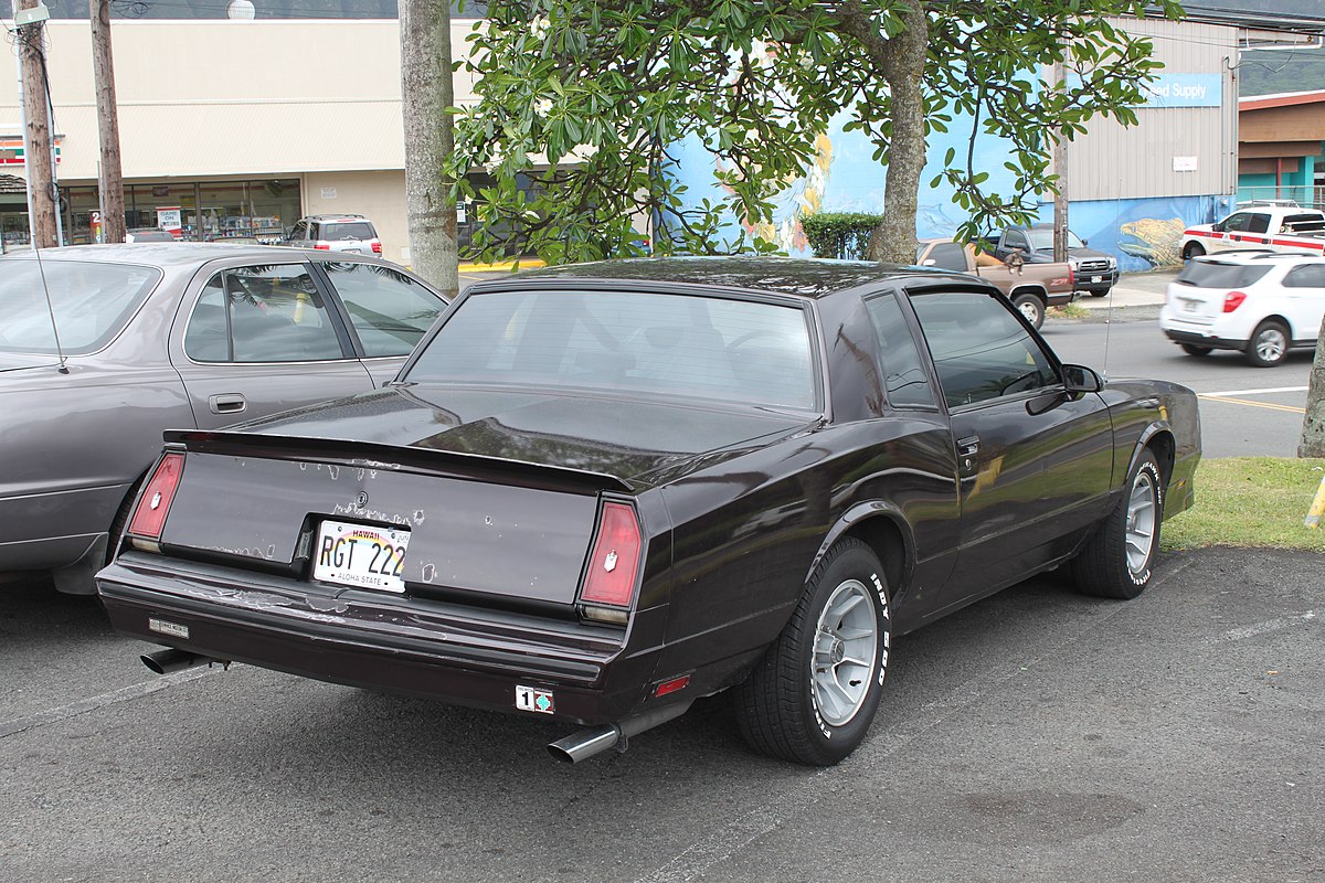 Chevrolet Monte Carlo 1989