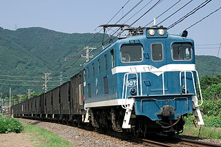 Chichibu Railway Class DeKi 500 Class of 7 Japanese electric locomotives