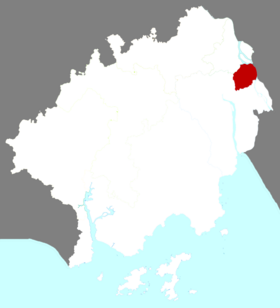 Locatie van Jiānghǎi Qū