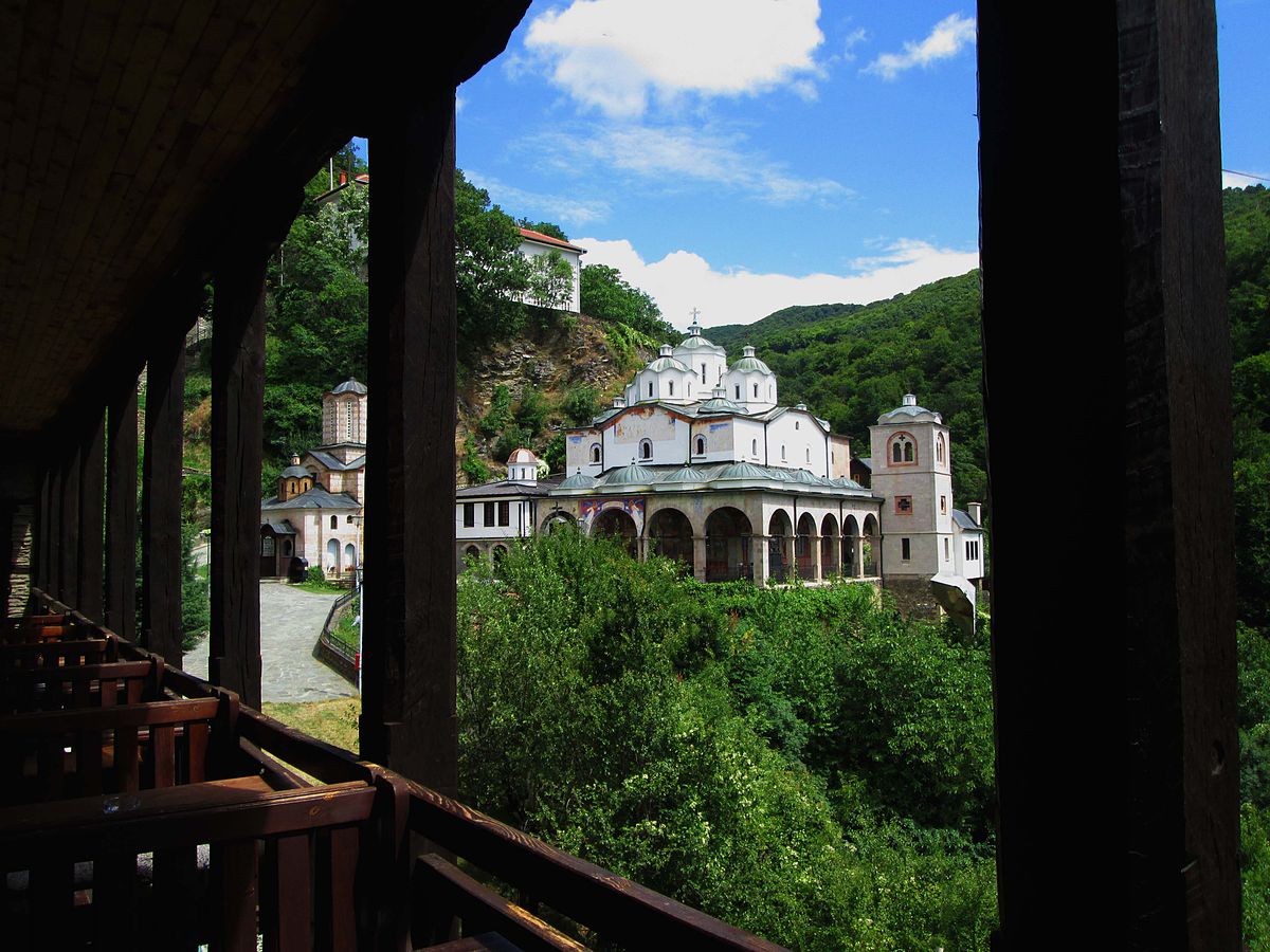 Osogovo Monastery with the Church of St. Joachim of Osogovo and the Church of the Holy Mother of God near Kriva Palanka Photograph: Делфина CC-BY-SA-3.0