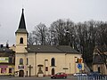 English: Church of St. George in Cieszyn Polski: Kościół św. Jerzego w Cieszynie