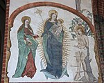 English: Fresco in Church of St James in Torun