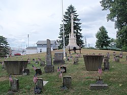 Мемориал гражданской войны - Союзное кладбище, Стьюбенвиль 2012-07-13.JPG