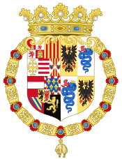 Coat of Arms of Philip II of Spain as Monarch of Milan (1558-1580).svg