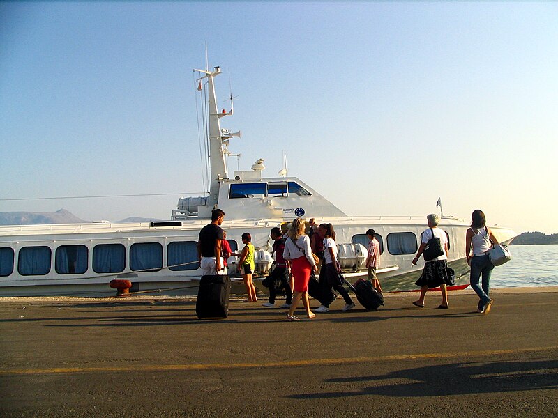 File:Corfu tourists boarding ship bgiu.jpg