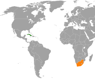 <span class="mw-page-title-main">Cuba–South Africa relations</span> Bilateral relations
