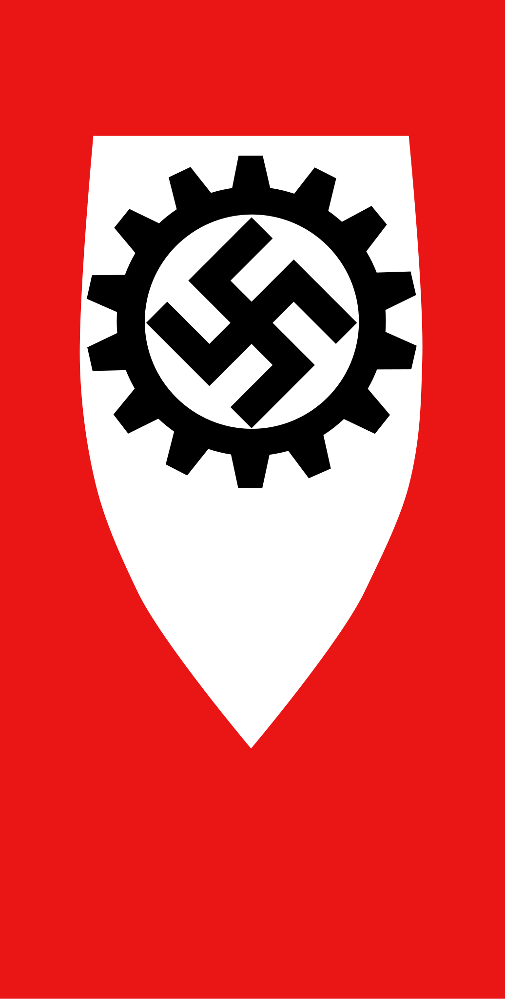 DAF Unit Flag (Deutsche Arbeitsfront Fahne) - Flags & Banners