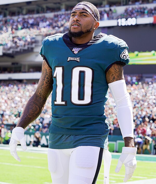 Jackson with the Eagles in 2019