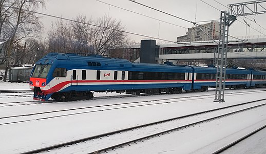 Служебный ДР1Б-1515 на станции Коптево Московского центрального кольца