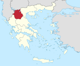 Kaart van West-Macedonië