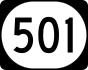 Kentucky Route 501 işaretçisi
