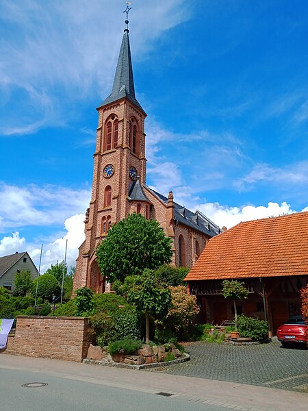 Evangelische Kirche Zotzenbach 19 Mai 2021 Foto 2a