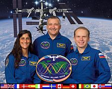 Crew of the first part of ISS Expedition 15