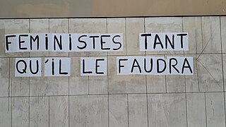 Rouen : « Féministes tant qu'il le faudra ».