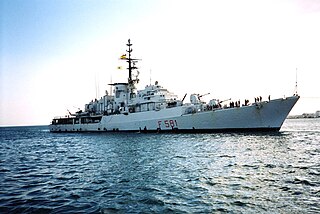 Italian frigate <i>Carabiniere</i> (F 581)