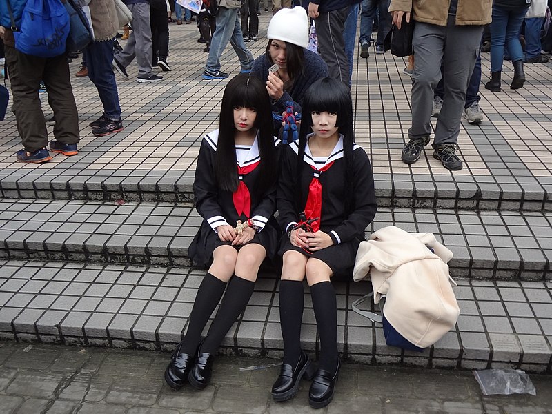 File:FF31 cosplayers of Ai Enma, Hell Girl 20180211b.jpg