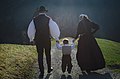 Family walk under the sun, Slovenia