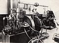 Foto degli anni '30 del laboratorio di Ingegneria Meccanica dell'Università di Palermo