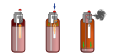 Extincteur à sparklet (cartouche de CO2)