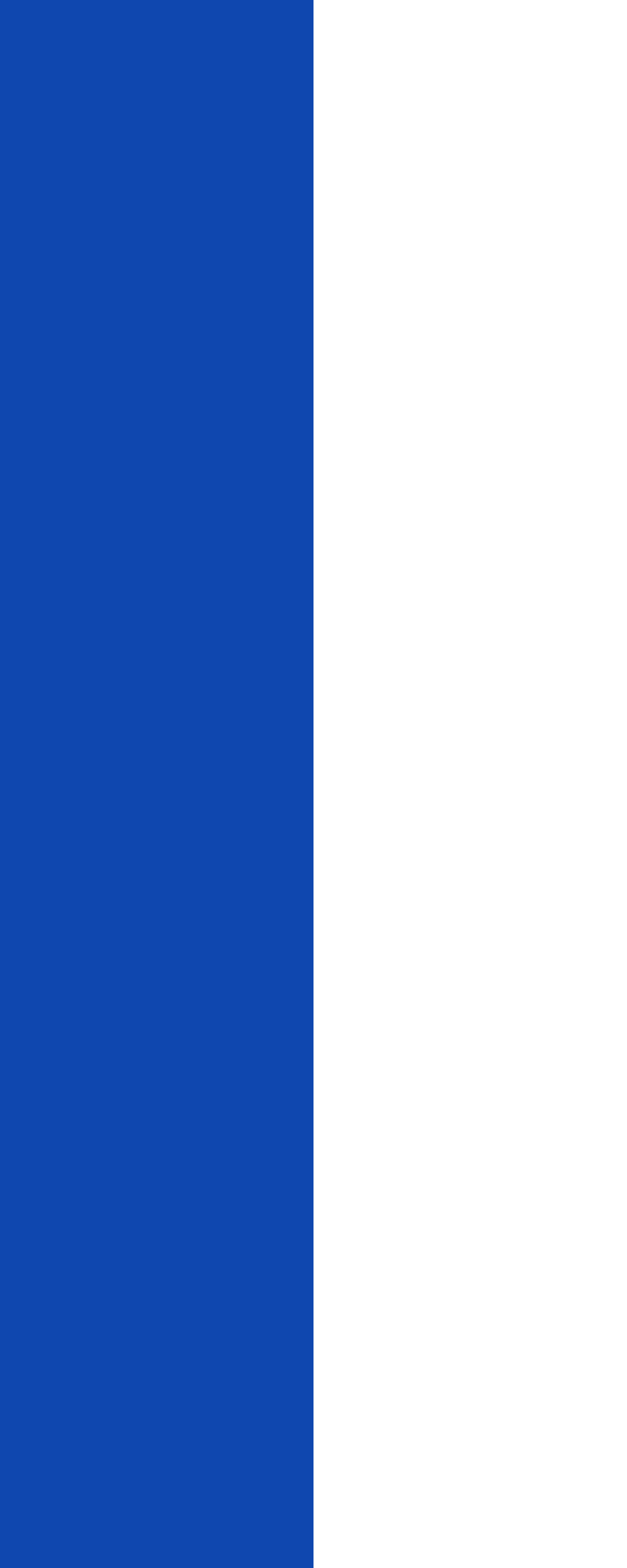 Blue and White Flag