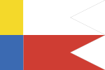 Flag of Zapad borough in Kosice, Slovakia.svg