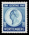 Johann Wolfgang von Goethe 1949, MiNr. 46