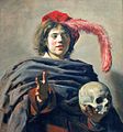 Юнак з черепом (1626). Франс Галс.