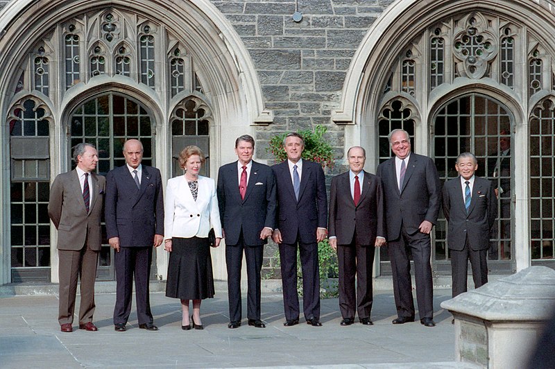 File:G-7 Economic Summit Leaders at the University of Toronto.jpg