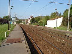 Vue vers Mantes-la-Jolie.