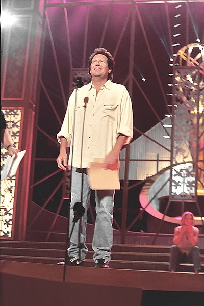 Shandling during the 1994 Emmy Awards rehearsals