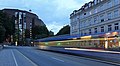 * Nomination Gasteig, Munich, with moving tram at dusk --Martin Falbisoner 11:28, 21 July 2018 (UTC) * Promotion Good quality. But I think there could be a higher resolution. --GPSLeo 11:35, 21 July 2018 (UTC)