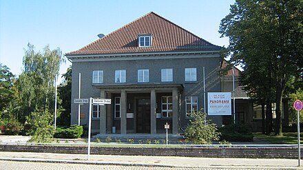 The present day German-Russian Museum in Karlshorst, Berlin. The unconditional German surrender was signed in this building.
