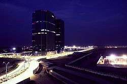 Night view of Gift City