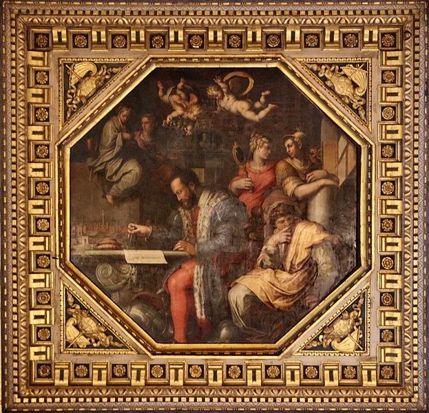 File:Giorgio vasari e aiuti, cosimo I studia la presa di siena, 1563-65, 01.jpg