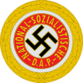 Golden Nazi Party Badge.svg