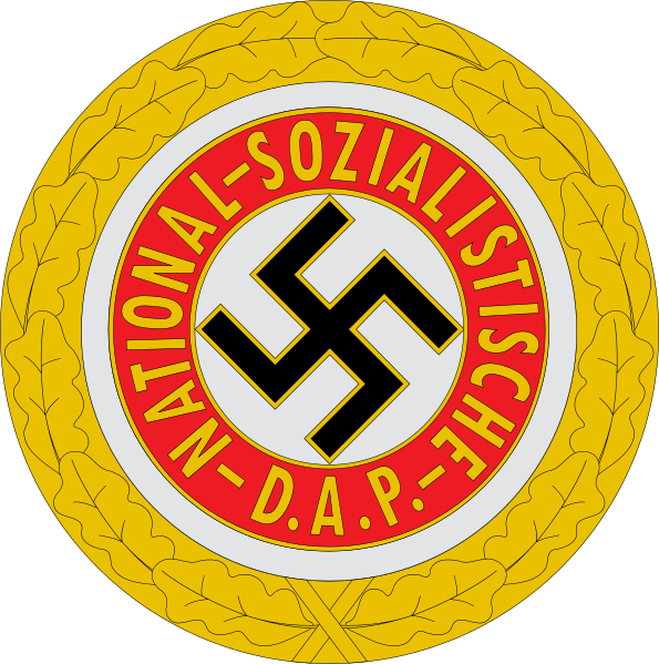 File:Golden Nazi Party Badge.svg